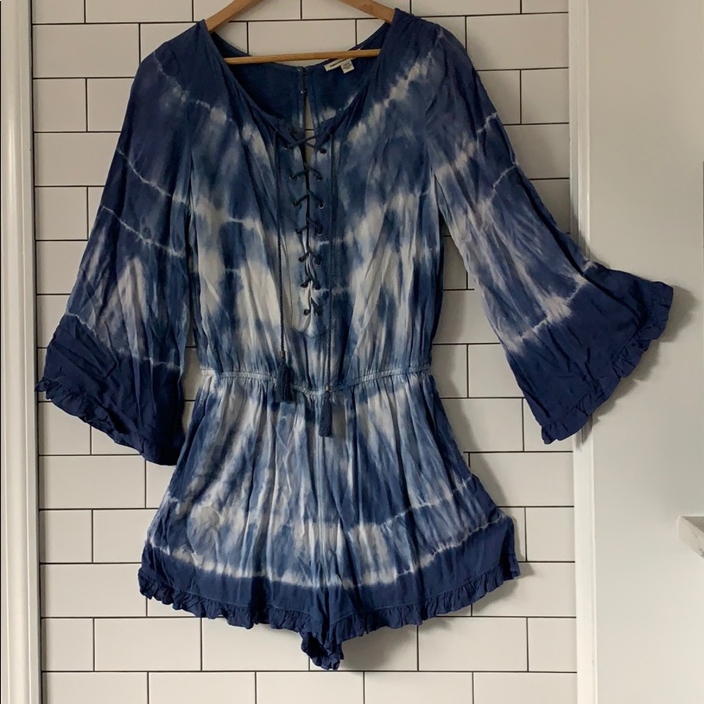 American Eagle Tie dye romper